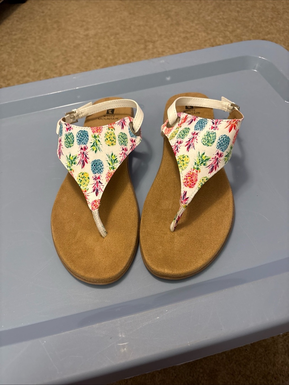 WHITE MOUNTAIN Women's London Flat Sandal Size 11 NEW IN BOX